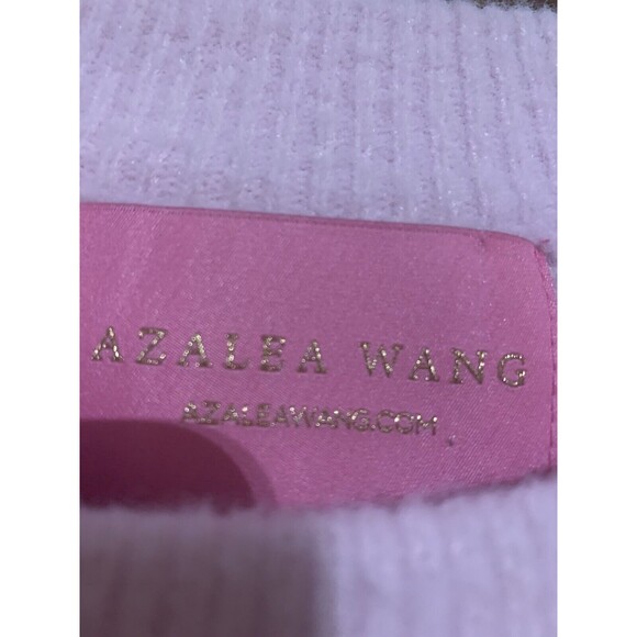 Azalia Wang. Pink Pull Over Sweater.Size Large/ B25 - Picture 3 of 4